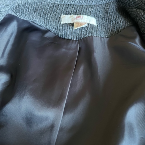 Jennifer Lopez JLO Gray Wool Blend Mid Length Plus Size Coat Size 3X - Picture 8 of 12